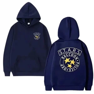 Limited edition Resident Evil STARS pattern hoodie for men and women Harajuku fashion sportswear casual long sleeved pullover