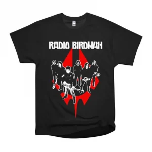 Nwt Radio Birdman Distressed Music Red Art T Shirt