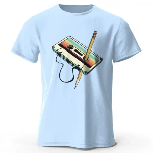 Men's Summer Essential 100% Cotton Printed T-Shirt, Soft & Breathable Round Neck Short Sleeve Tee, Unisex Casual Wear